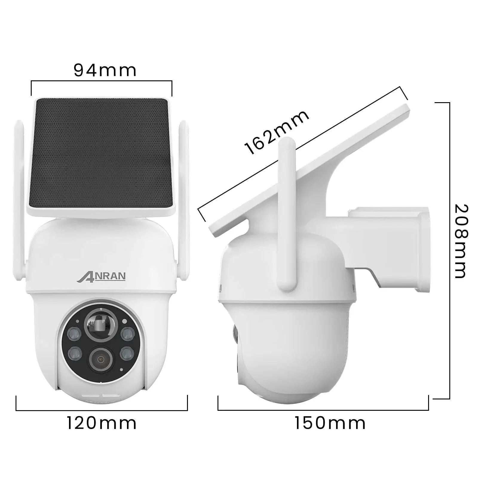 Solar WiFi Security Camera 3MP/5MP Outdoor PTZ Night Vision - Image 13