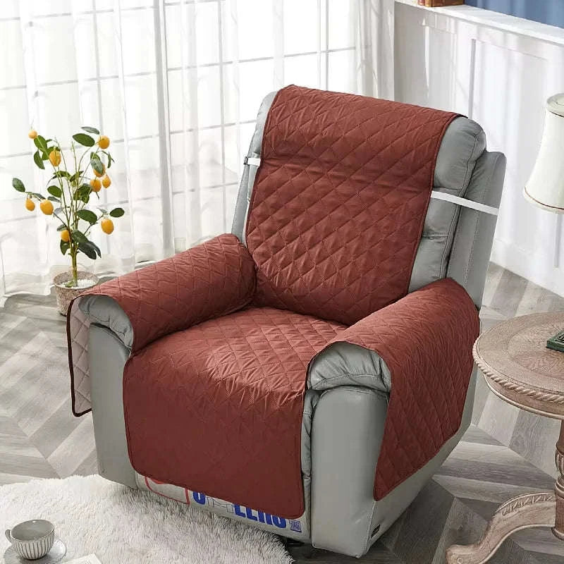 Anti-Slip Quilted Recliner Chair Cover for Extra Comfort - Image 23