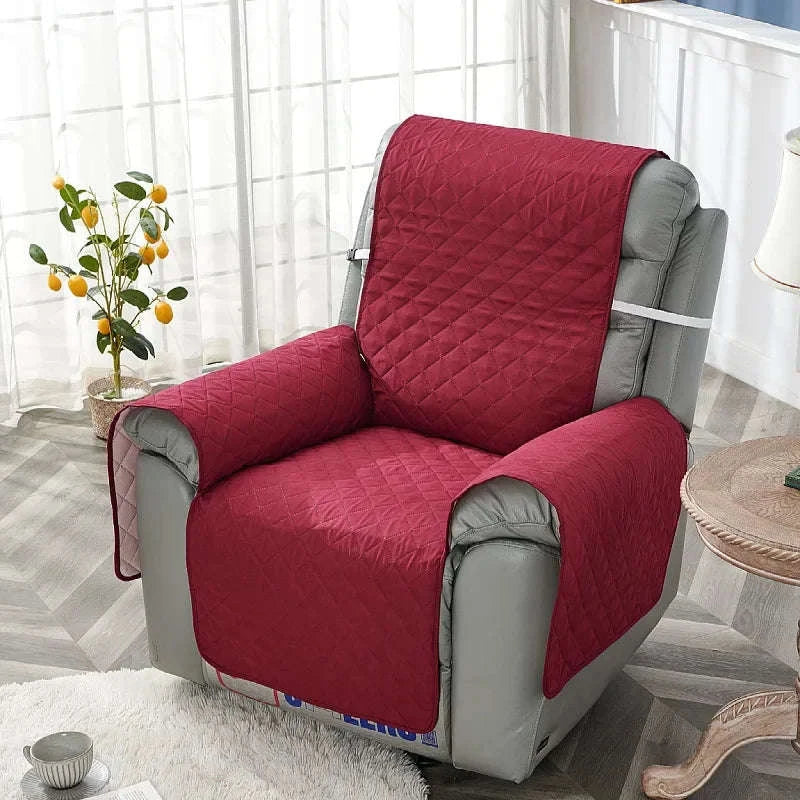 Anti-Slip Quilted Recliner Chair Cover for Extra Comfort - Image 27