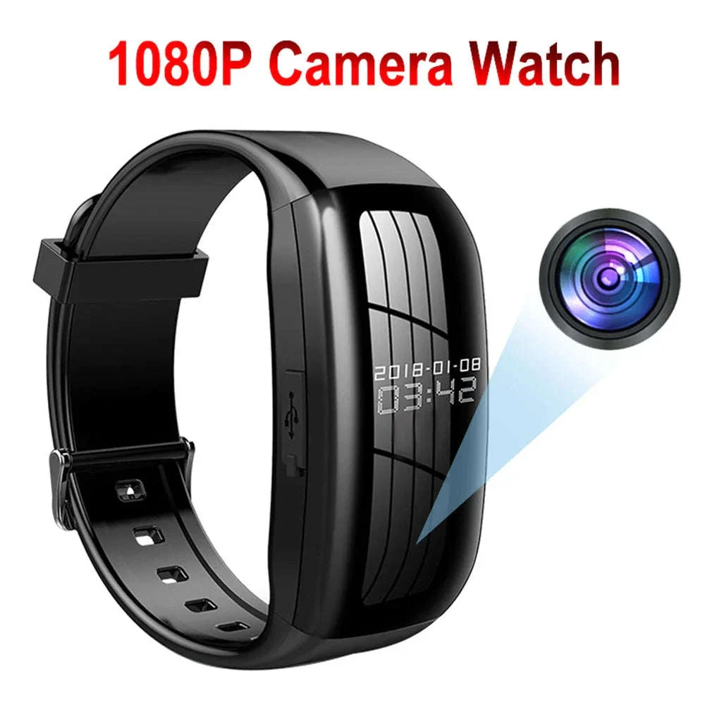 256GB Mini Camera Watch Recorder Bracelet with Full HD 1080P - Image 11