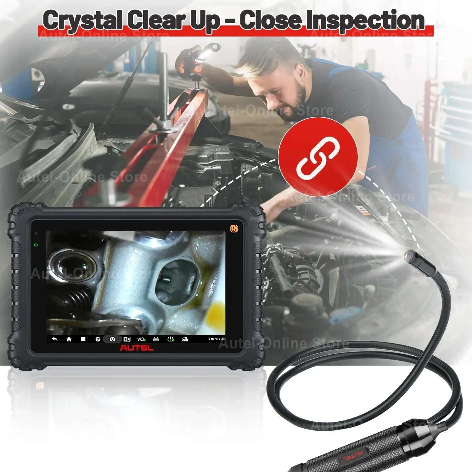 Autel MaxiVideo MV108S 1080P Inspection Camera, 8.5mm - Image 4