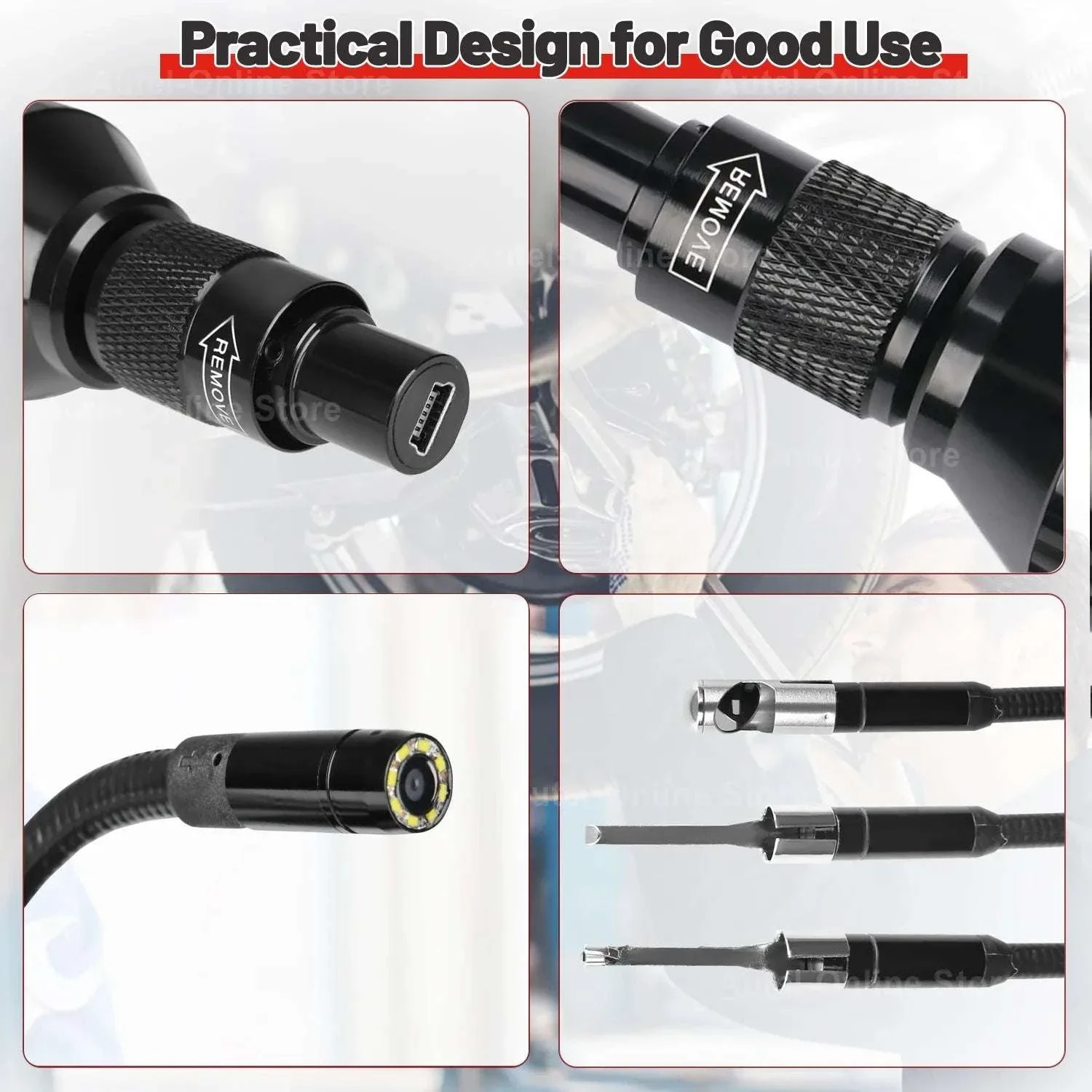 Autel MaxiVideo MV108S 1080P Inspection Camera, 8.5mm - Image 5