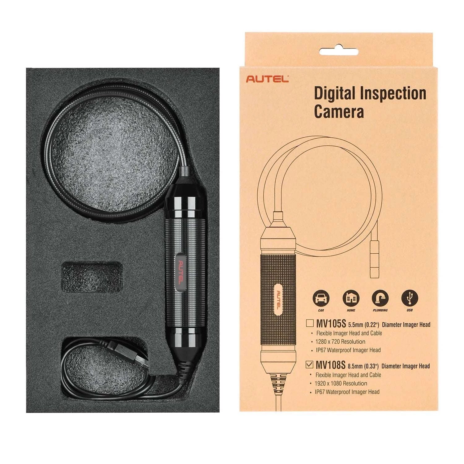 Autel MaxiVideo MV108S 1080P Inspection Camera, 8.5mm - Image 7