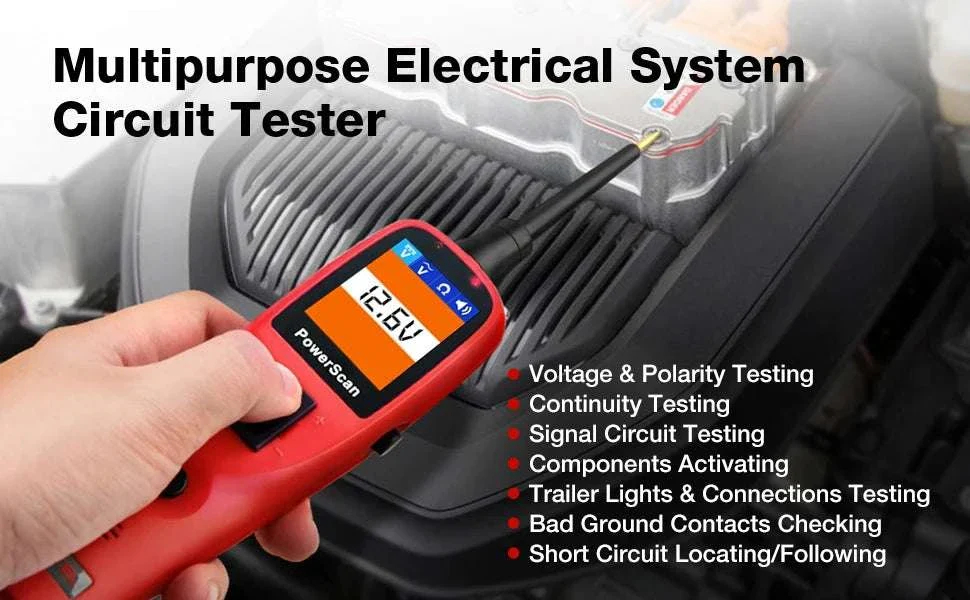 Autel PowerScan PS100 Circuit Tester 12V/24V Electrical Diagnostic Tool - Image 8