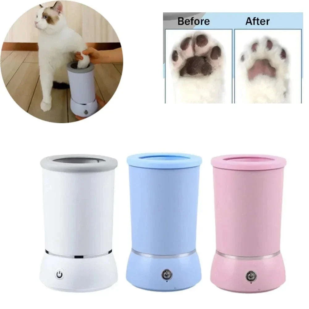 Automatic Dog Paw Cleaner Electric Grooming Cup