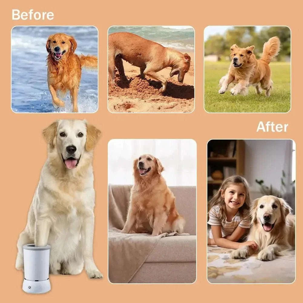 Automatic Dog Paw Cleaner Electric Grooming Cup - Image 10