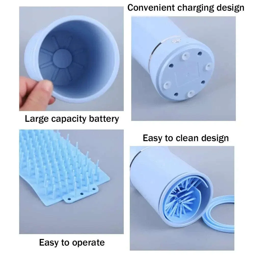 Automatic Dog Paw Cleaner Electric Grooming Cup - Image 14