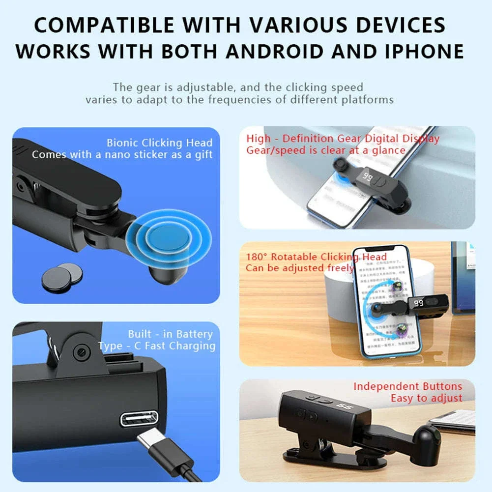 Automatic Phone Screen Clicker with Adjustable Speed and Display - Image 11