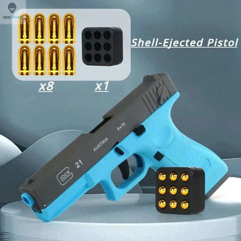 Automatic Shell Ejection Toy Pistol Gun for Action Play - Image 8
