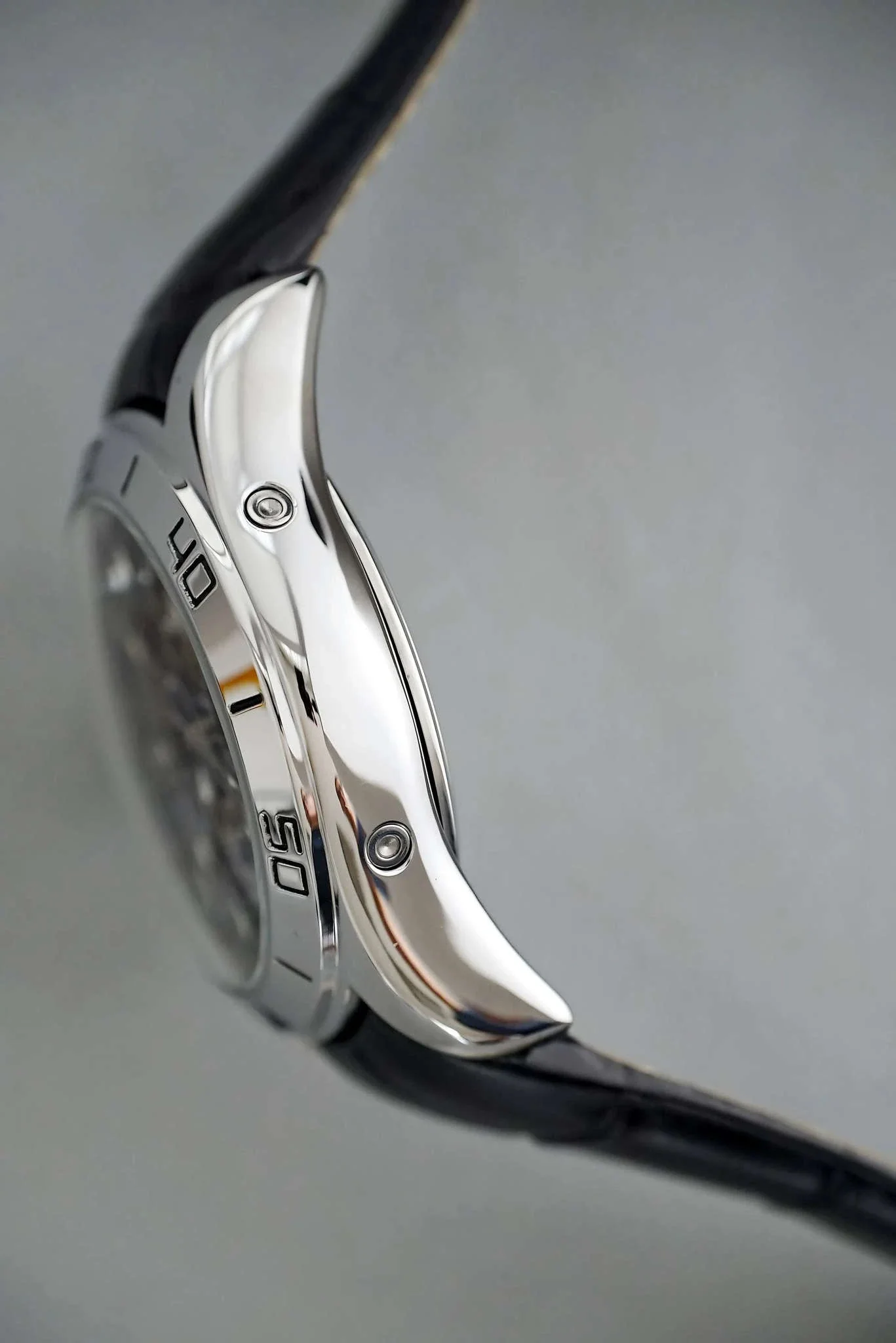 Automatic Skeleton Tourbillon Mechanical Watch with Leather Strap - Image 12
