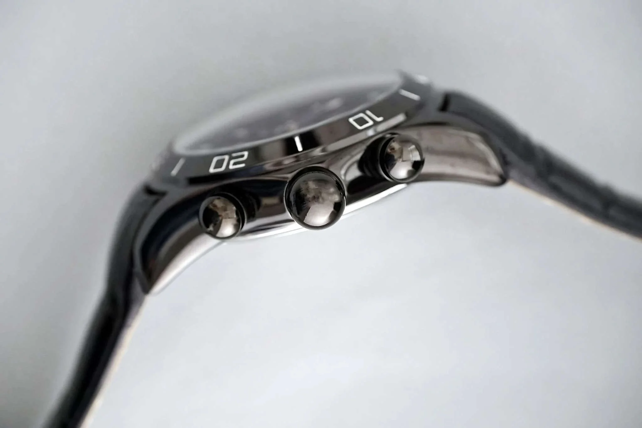 Automatic Skeleton Tourbillon Mechanical Watch with Leather Strap - Image 4