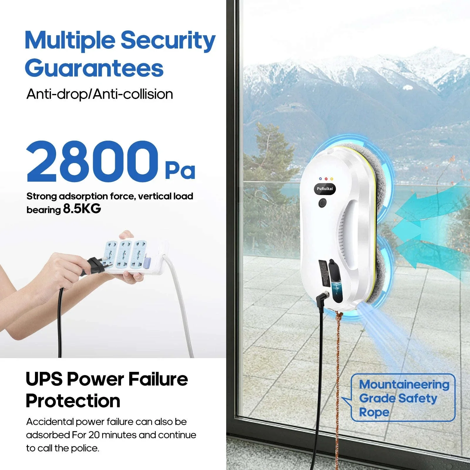 Automatic Window Cleaning Robot with Smart Water Spray - Image 5