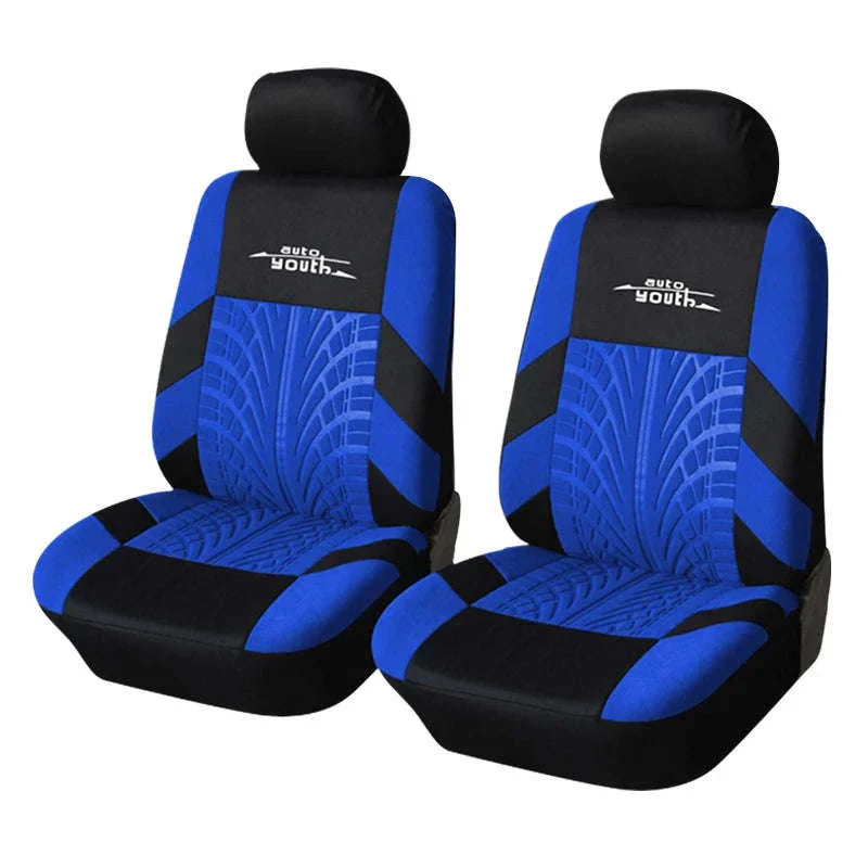 Embossed Tire Track Car Seat Covers with Full Interior Protection - Image 16