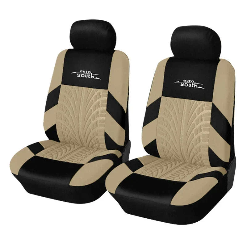 Embossed Tire Track Car Seat Covers with Full Interior Protection - Image 17