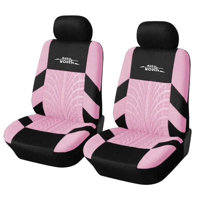Embossed Tire Track Car Seat Covers with Full Interior Protection - Image 19