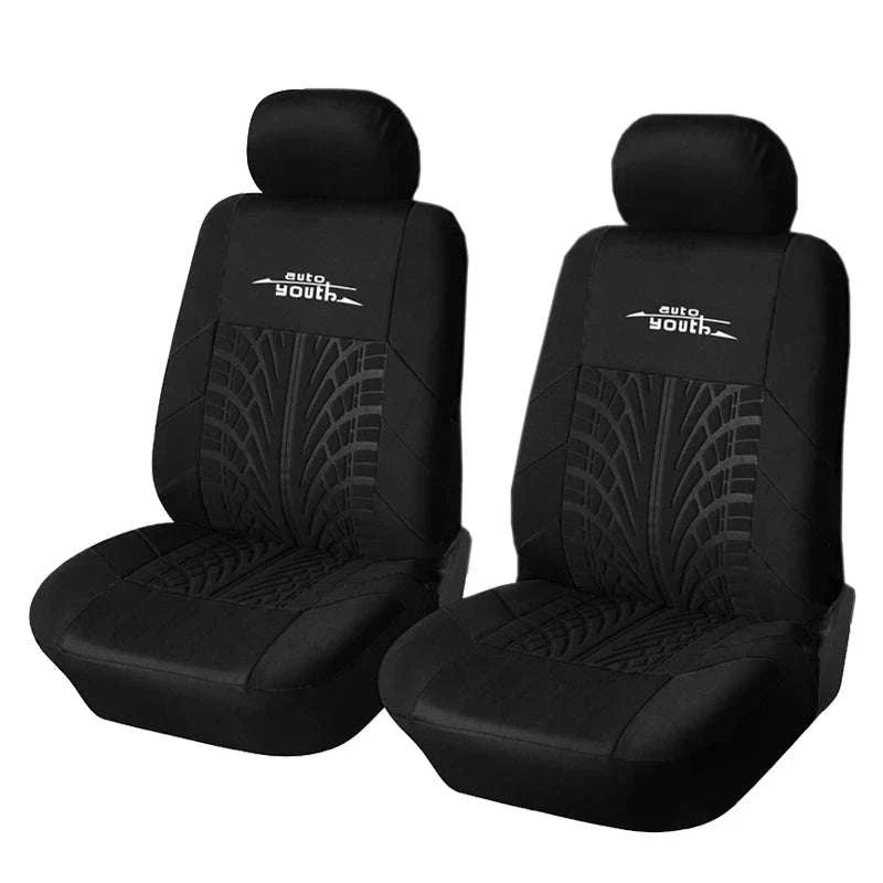 Embossed Tire Track Car Seat Covers with Full Interior Protection - Image 25