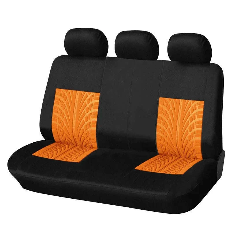 Embossed Tire Track Car Seat Covers with Full Interior Protection - Image 30