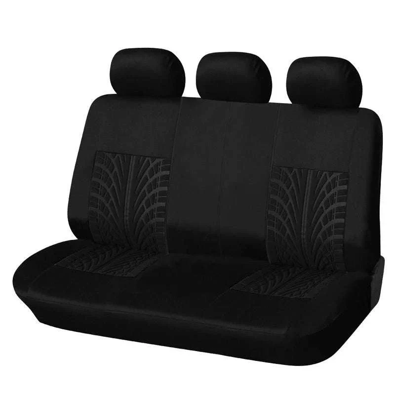 Embossed Tire Track Car Seat Covers with Full Interior Protection - Image 31