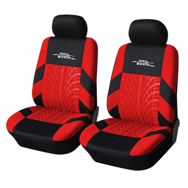 Embossed Tire Track Car Seat Covers with Full Interior Protection - Image 34