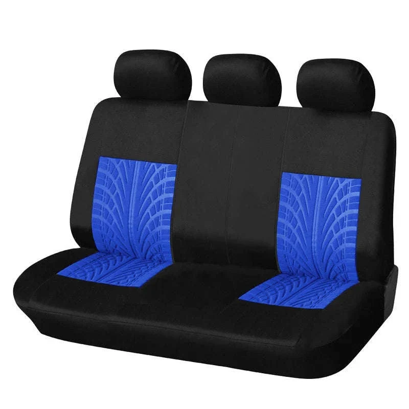 Embossed Tire Track Car Seat Covers with Full Interior Protection - Image 35
