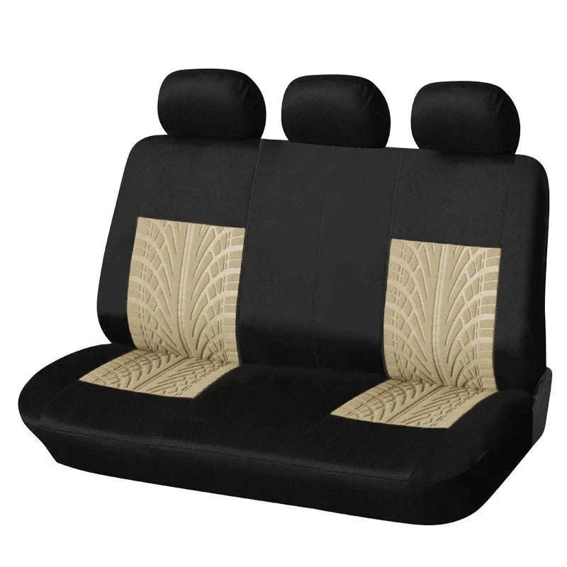 Embossed Tire Track Car Seat Covers with Full Interior Protection - Image 37