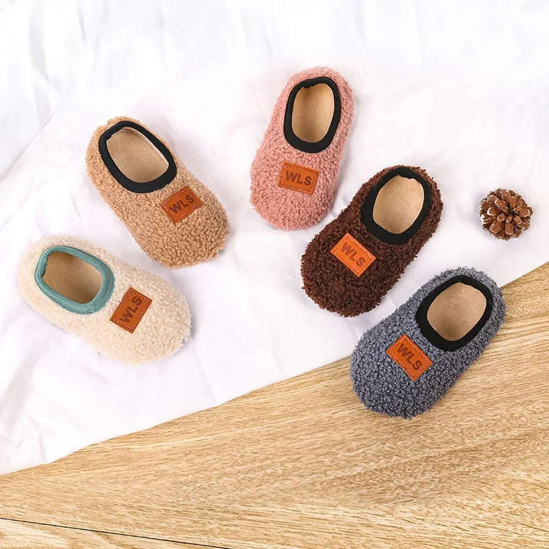 Autumn Winter Baby Slippers with Plush Anti-Slip Comfort - Image 3