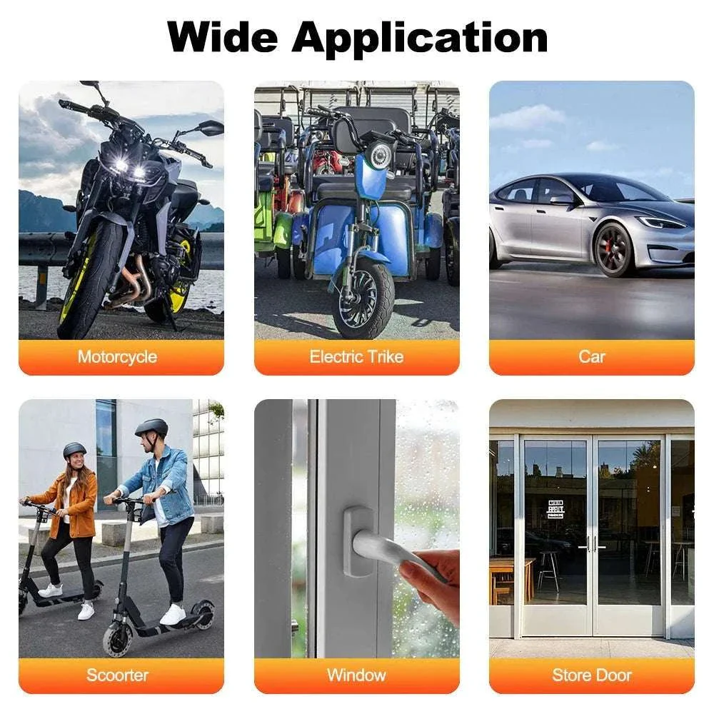 Wireless Vibration Alarm with Remote Control for Home Security - Image 16
