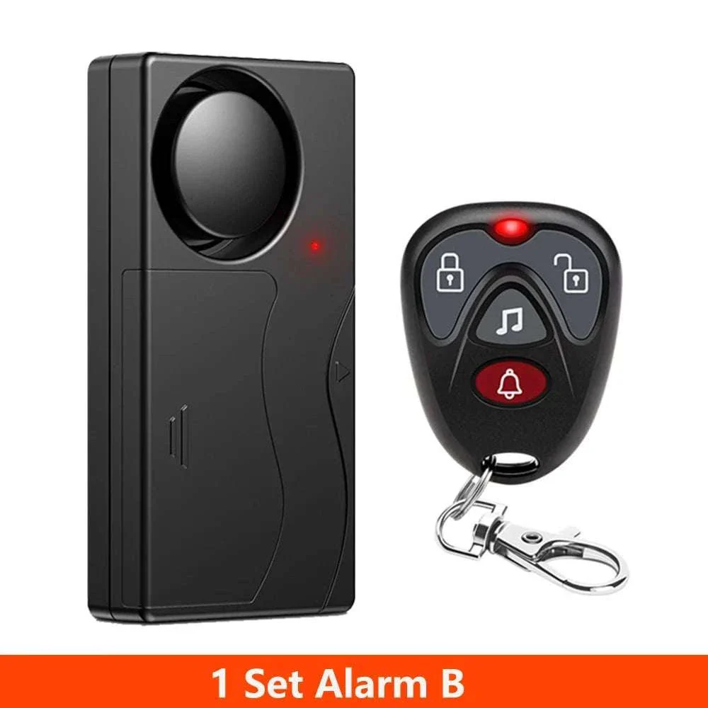 Wireless Vibration Alarm with Remote Control for Home Security - Image 18