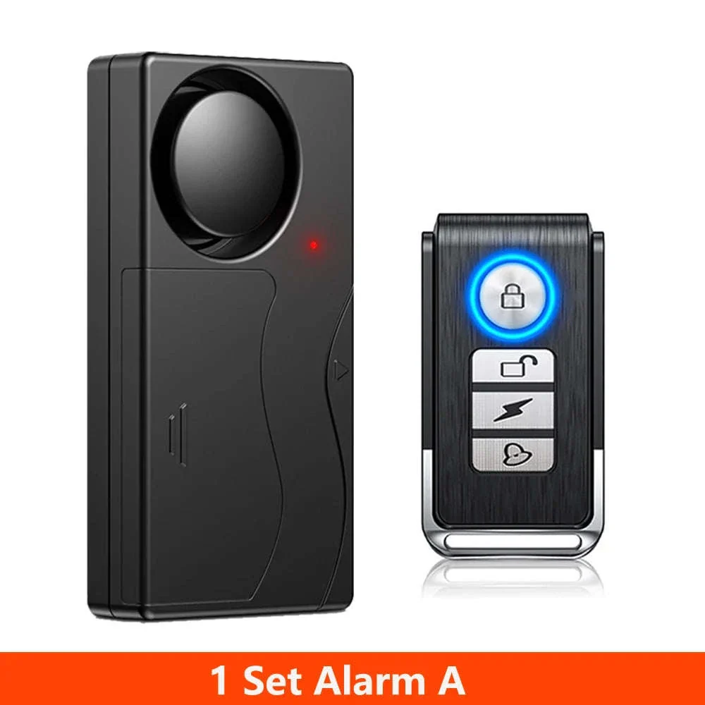 Wireless Vibration Alarm with Remote Control for Home Security - Image 21
