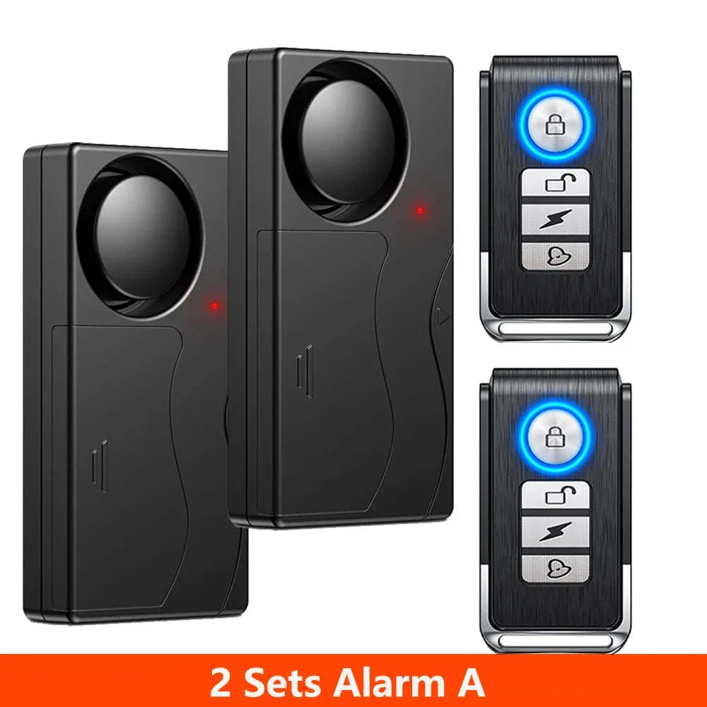 Wireless Vibration Alarm with Remote Control for Home Security - Image 22