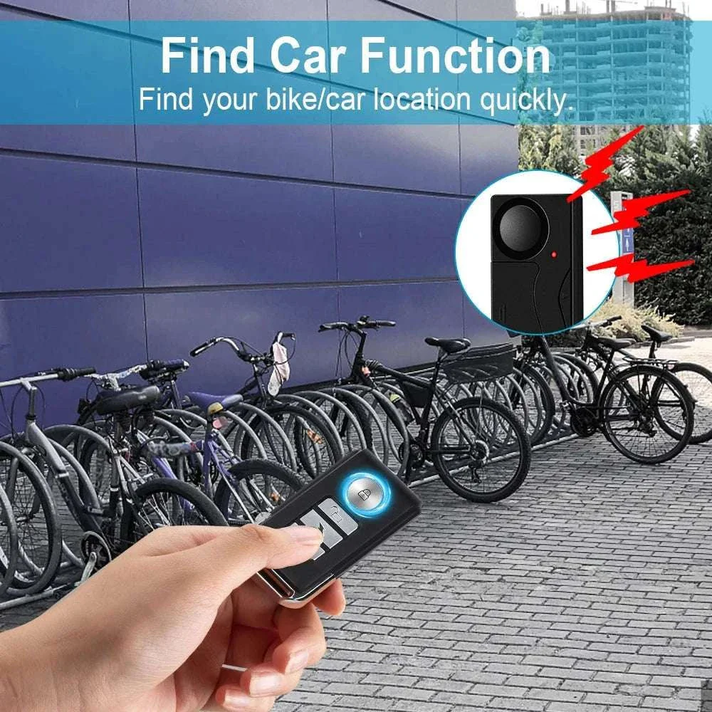 Wireless Vibration Alarm with Remote Control for Home Security - Image 3