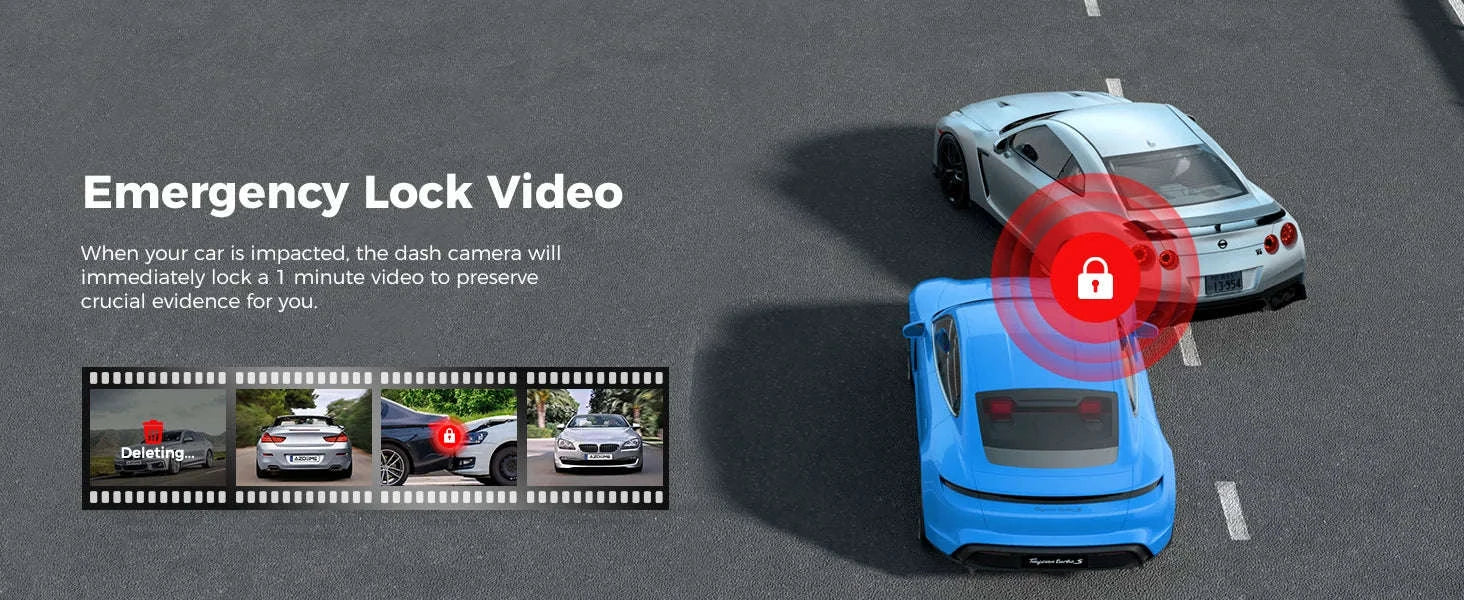 AZDOME M300S 4K Front and Rear Dash Cam with WiFi GPS - Image 18
