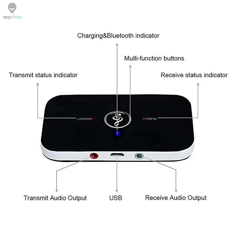 B6 Bluetooth Audio Transmitter Receiver for Car, TV & PC - Image 5