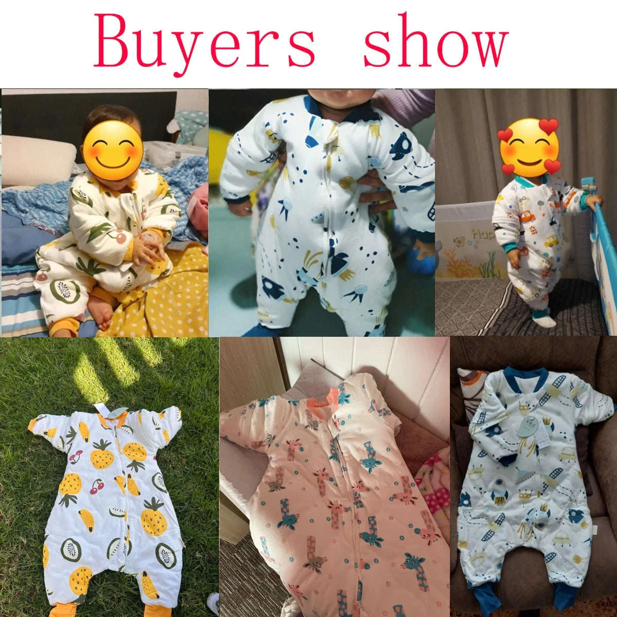 Baby Cartoon Split-Legged Sleepsack with Detachable Sleeves - Image 5