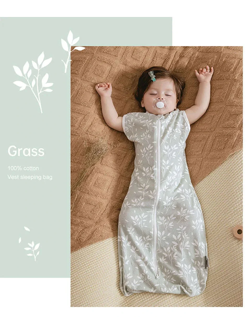 Baby Sleeping Bag Newborn Swaddle Thin Cotton Sack - Image 14