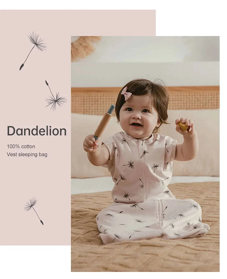 Baby Sleeping Bag Newborn Swaddle Thin Cotton Sack - Image 18