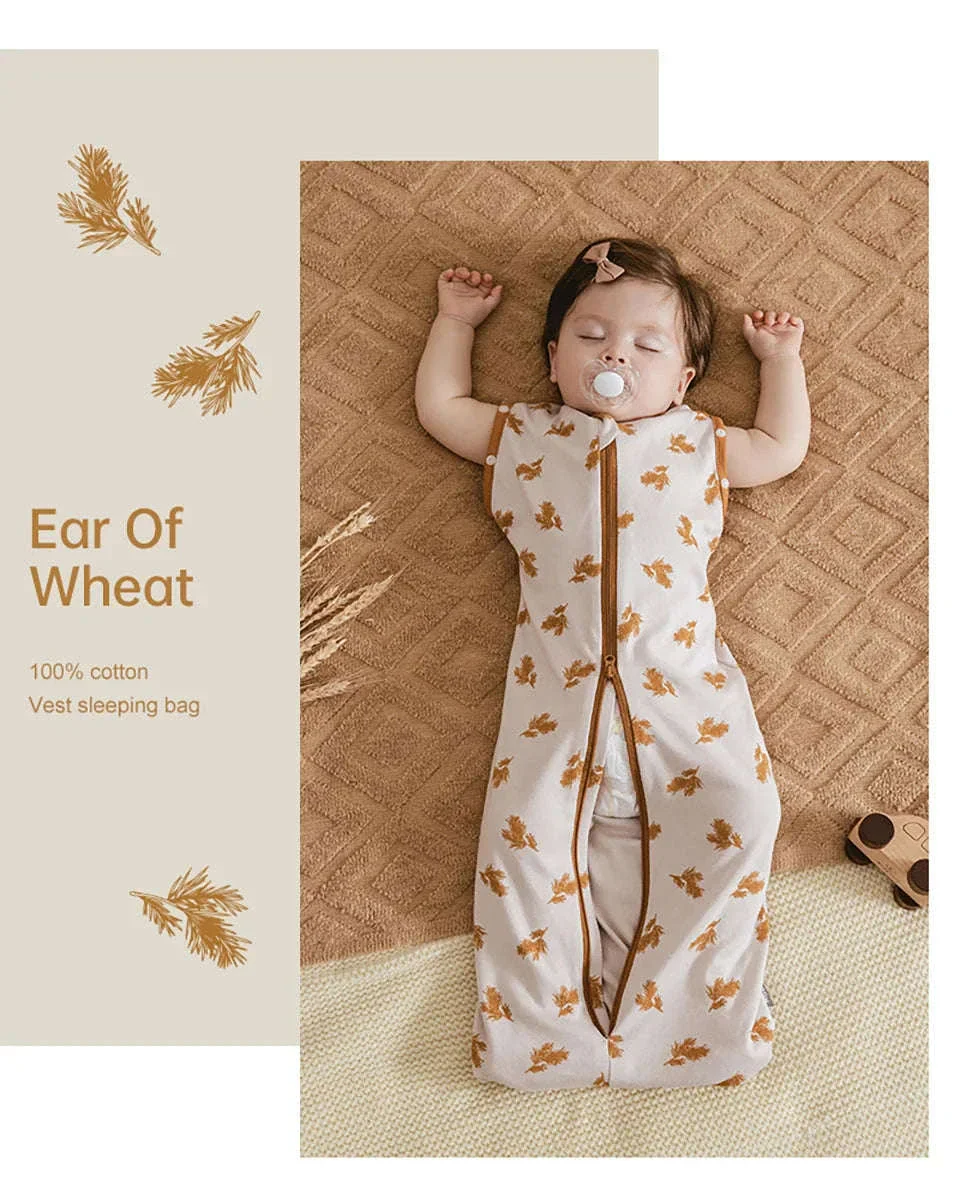 Baby Sleeping Bag Newborn Swaddle Thin Cotton Sack - Image 20