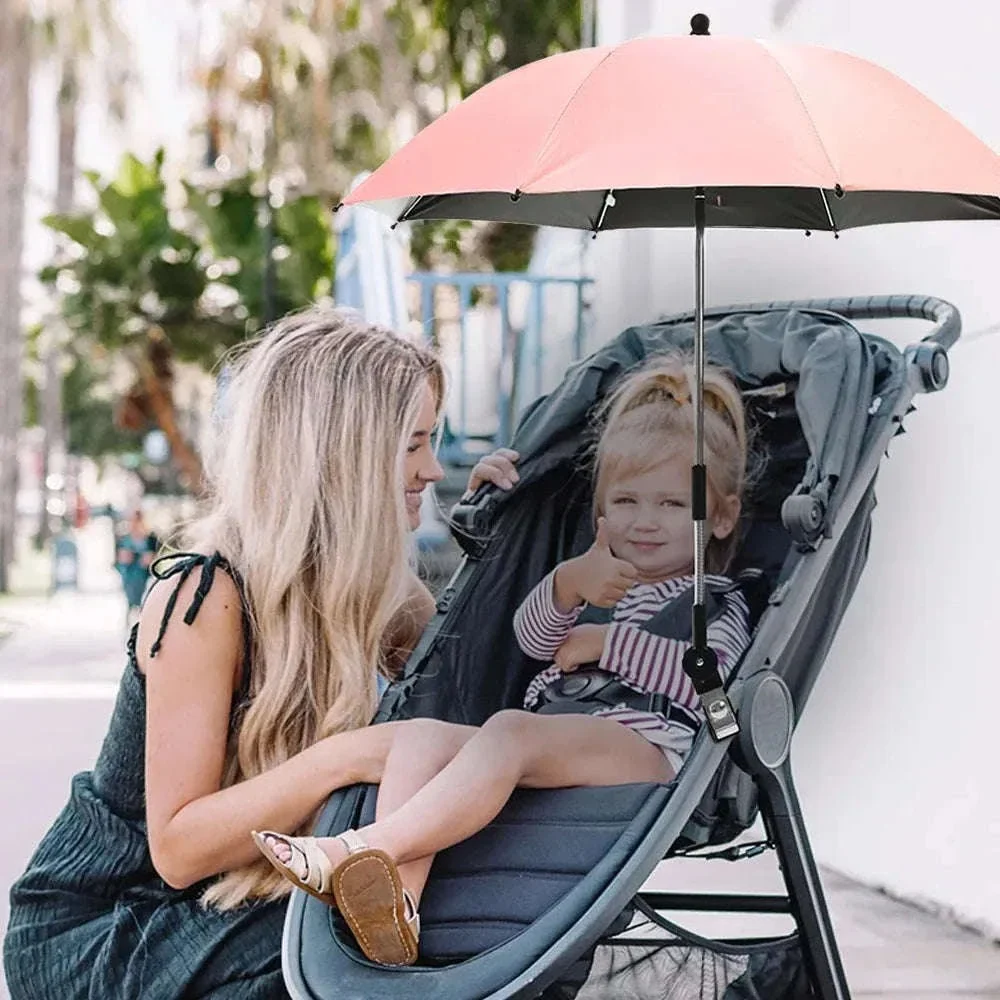 Baby Stroller Umbrella with UV Protection and Adjustable Shade - Image 6