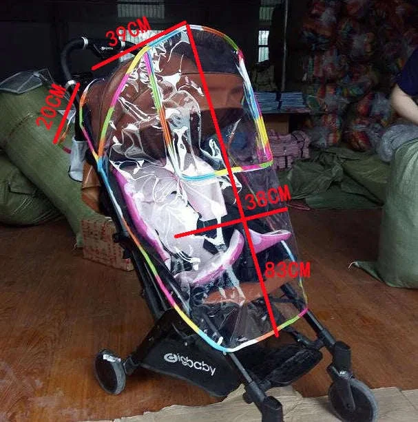 Universal Baby Stroller Rain Cover for Wet, Windy Walks - Image 17