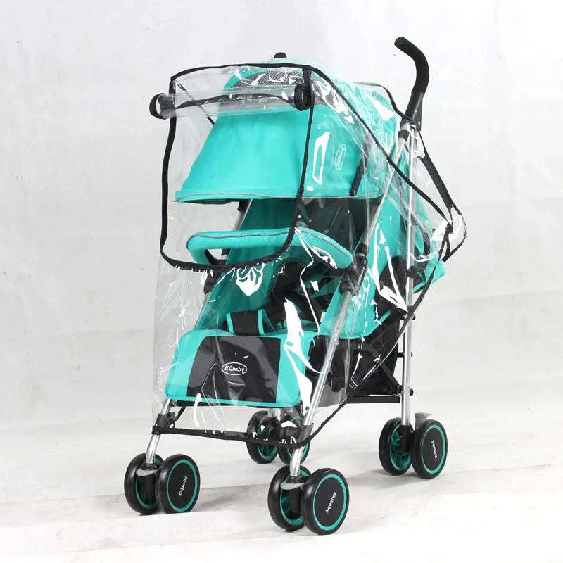 Universal Baby Stroller Rain Cover for Wet, Windy Walks - Image 21