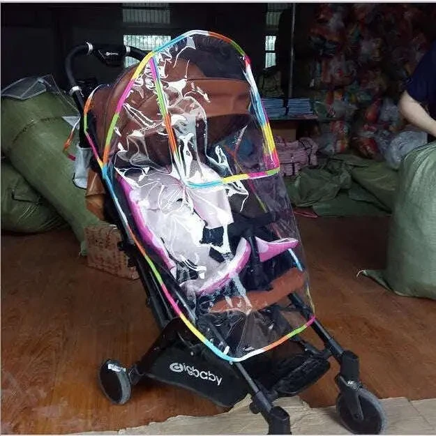 Universal Baby Stroller Rain Cover for Wet, Windy Walks - Image 4