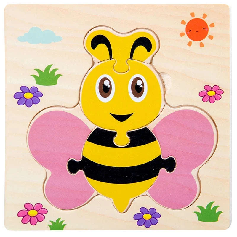 Baby Wooden 3D Animal Tangram Puzzle Toy for Kids - Image 31