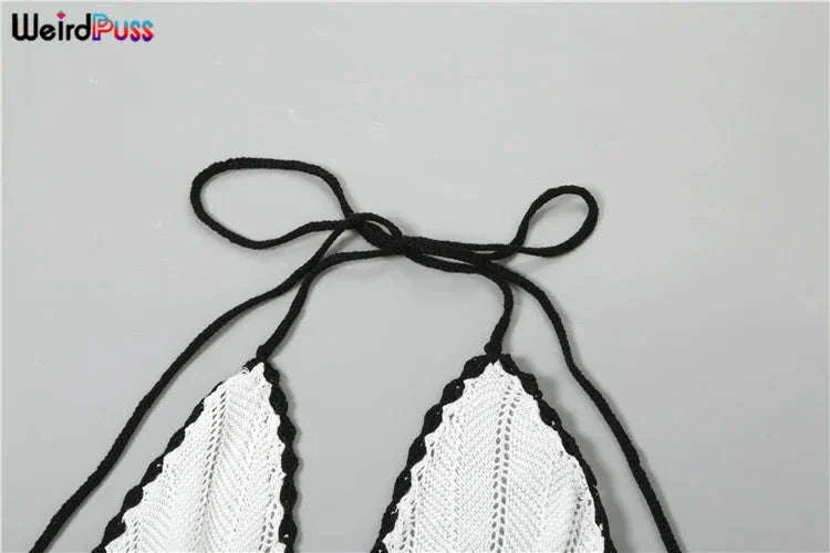 Backless Halter Lace-Up Maxi Dress – Slim Fit Summer Club Style - Image 9