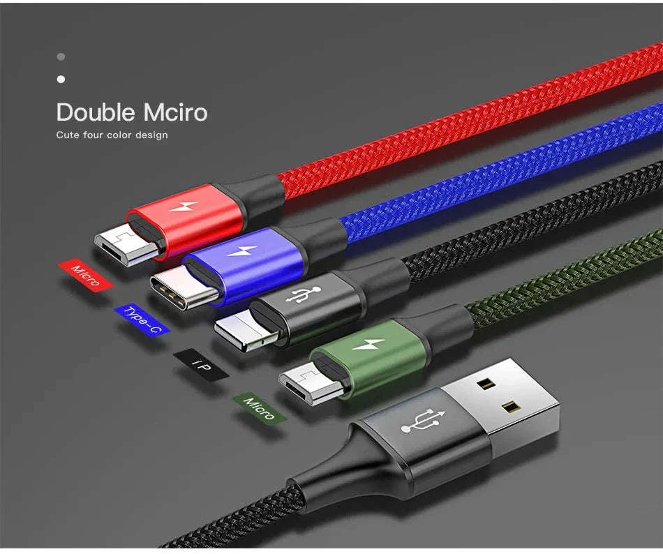 Baseus 3-in-1 USB Charging Cable for Multi-Device Charging - Image 21