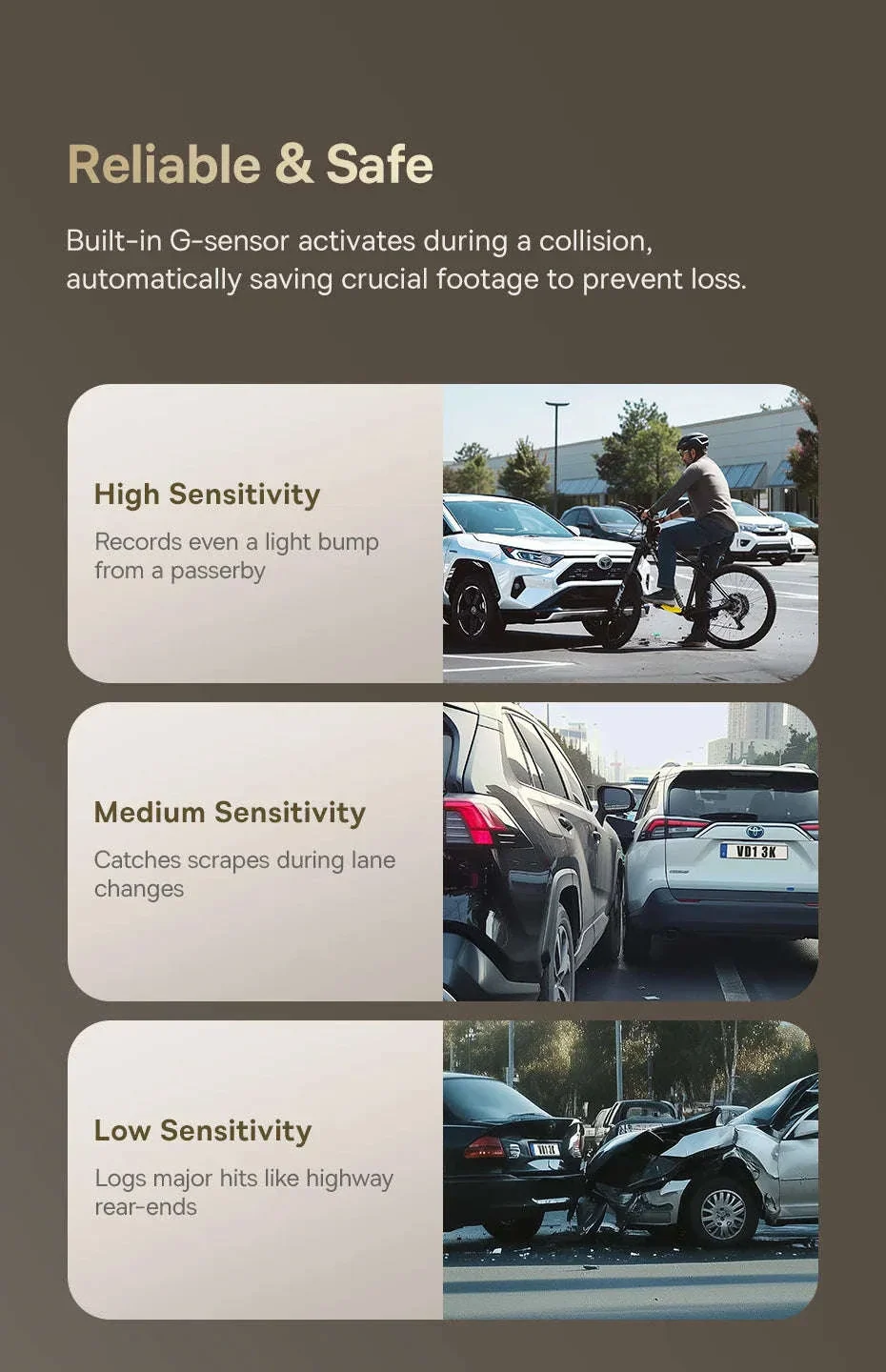 Baseus 4K Front and Rear Dash Cam with STARVIS Night Vision - Image 15