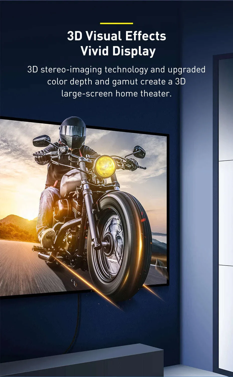 Baseus 8K HDMI Cable for Sharp, Smooth Display Performance - Image 16