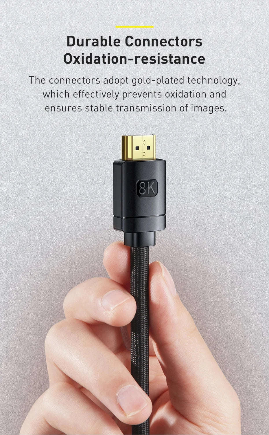 Baseus 8K HDMI Cable for Sharp, Smooth Display Performance - Image 23