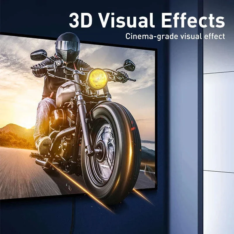 Baseus 8K HDMI Cable for Sharp, Smooth Display Performance - Image 3