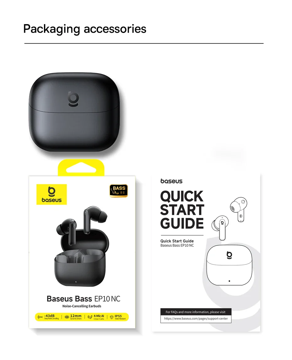 Noise Cancelling True Wireless Earbuds Bluetooth 6.0 with 41Hr Playtime - Image 21