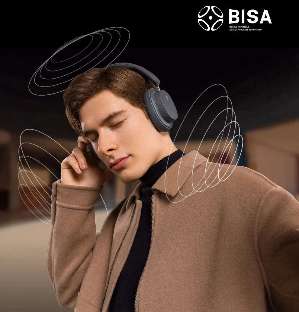 Baseus Bowie D05 Wireless Headphones with 70H Playback - Image 12